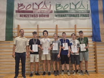 Nemzetközi sikerek a Bolyai Matematika Csapatversenyen